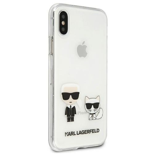 Etui Karl Lagerfeld do iPhone XS Max, Przezroczysty na Arena.pl