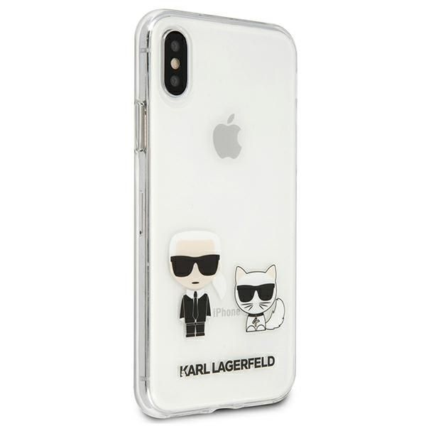 Etui Karl Lagerfeld do iPhone XS Max, Przezroczysty zdjęcie 4