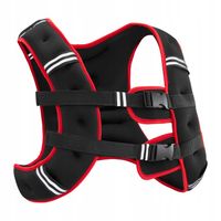 KAMIZELKA OBCIĄŻENIOWA do ćwiczeń treningowa tegulowana 4FIZJO 10KG