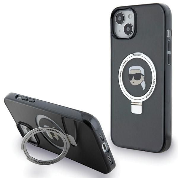 Etui Karl Lagerfeld do iPhone 15 Plus, iPhone 14 Plus, Czarny, MagSafe zdjęcie 1