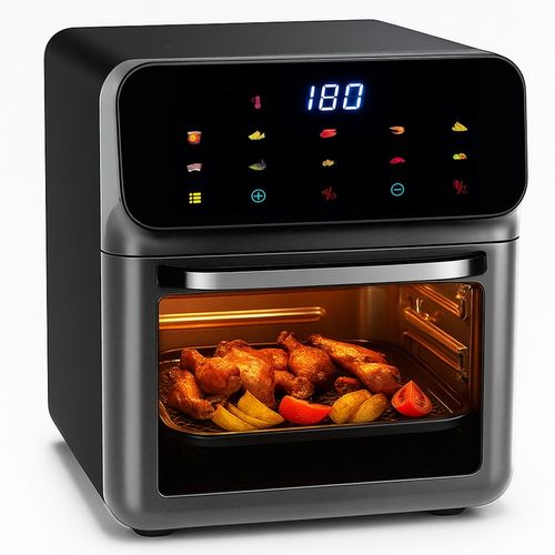 FRYTKOWNICA BEZTŁUSZCZOWA AIR FRYER 8,5L PIEKARNIK 1350W 10 TRYBÓW na Arena.pl
