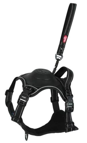 Szelki dla psa z wbudowaną smyczą automatyczną Zolux Easyride L czarne na Arena.pl