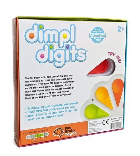 BĄBELKI CYFERKI silikonowe Dimpl Digits na Arena.pl