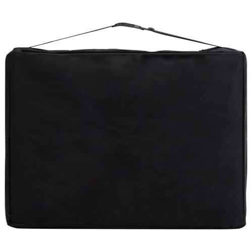 Składany stół do masażu, 3 strefy, drewniany, fioletowy na Arena.pl