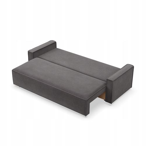 Kanapa 3 os. Duża Sofa Rozkładana z Funkcją Spania Bonell NOTO Szara na Arena.pl