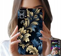 ETUI DO OPPO RENO7 4G - ELEGANCKIE ZŁOTE MODNE WZORY FUTERAŁ