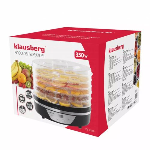 suszarka do grzybów owoców ziół klausberg kb-7568 na Arena.pl