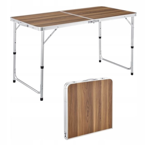 STOLIK STÓŁ TURYSTYCZNY SKŁADANY KAMPINGOWY ZESTAW Z 4 KRZESŁAMI zdjęcie 4