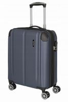 Walizka kabinowa Travelite City 4K 55 cm Granatowa