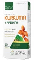 Medica Herbs CURCUMA i PIPERYNA turmeric KURKUMA