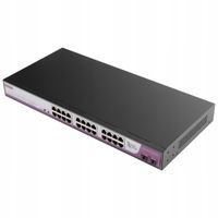 ROZDZIELACZ SWITCH 24 portów RJ45 2.5G port SFP 10G SP-SGT124S do kamer