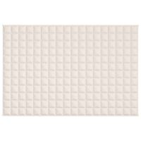 Koc obciążeniowy, kremowy, 120x180 cm, 5 kg, tkanina