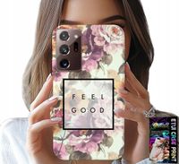 ETUI DO SAMSUNG NOTE 20 ULTRA - KWIATISTY WZÓR, MODNE DAMSKIE + FOLIA