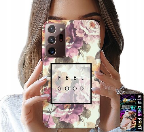 ETUI DO SAMSUNG NOTE 20 ULTRA - KWIATISTY WZÓR, MODNE DAMSKIE + FOLIA na Arena.pl