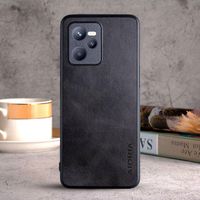 Etui AIORIA Vintage LEATHER do Realme C35 / Realme Narzo 50A Prime czarny