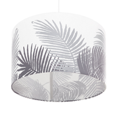 Lampa wisząca biało-szara ZILLER