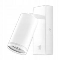 2 x LAMPA ŚCIENNA GU10 LED KINKIET DO CZYTANIA WŁĄCZNIK