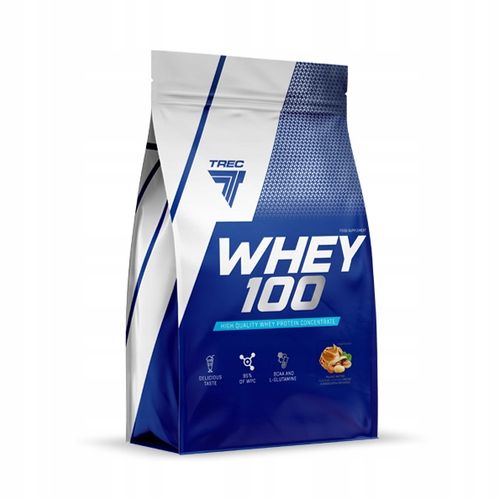 PRZEPYSZNE BIAŁKO WPC PROTEINY Trec Whey 100 2275g NA MASĘ SIŁĘ RZEŹBĘ na Arena.pl