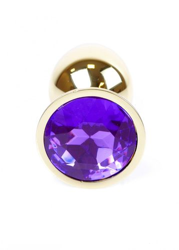 plug jewellery gold plug  purple na Arena.pl