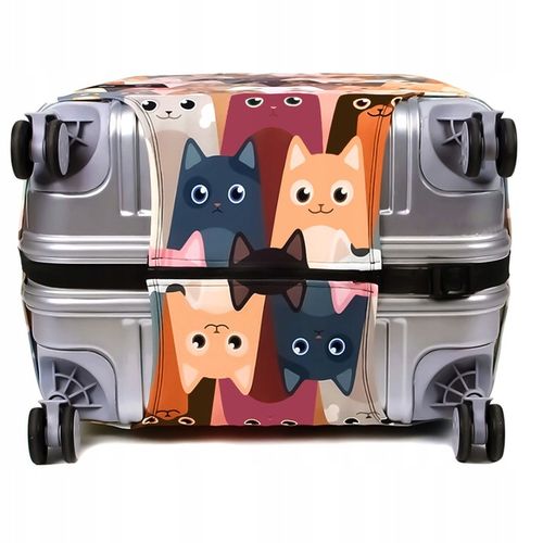 Pokrowiec Na Walizkę Podróżną Ochronny Etui Rozmiar L Duży Bagaż 70x50x30cm na Arena.pl