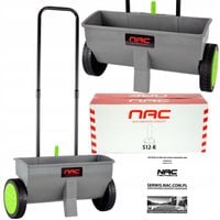 SIEWNIK ROZSIEWACZ NAWOZÓW NASION NAC S12-K 45 CM 12 LITÓW 8 POZYCJI SIEWU