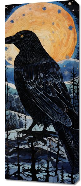 Obraz 40x100cm Kruczy Mąciciel zdjęcie 1