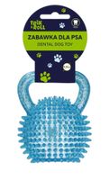 zabawka dla psa pilka z uchwytem kolce nieb 0712