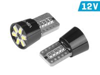 Żarówka VISION W5W (T10) 12V 6x 3014 SMD LED, CANBUS, biała, 2 szt.