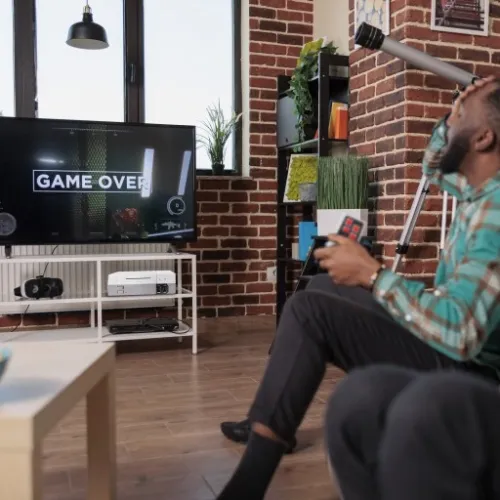 KONSOLA RETRO GRA TELEWIZYJNA 620 GIER TV AV + 2 PADY GIERKA GRY DUŻO na Arena.pl