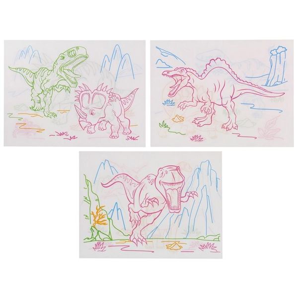 Magiczna Tablica LED 3D do Rysowania Dinozaury zdjęcie 7