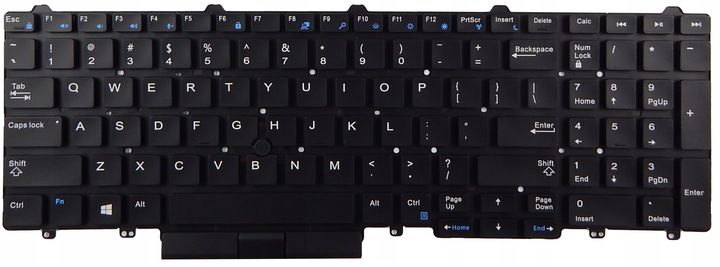 Klawiatura do laptopa Dell E5550 E5570 E5580 E5590 E5591 M7510 M7710 LED PL zdjęcie 2