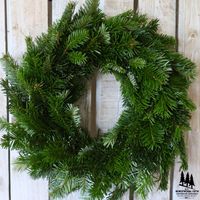 Wianek naturalny Stroik świąteczny Dekoracja z jodły kaukaskiej