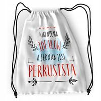 Plecak Dla Perkusisty Sportowy Szkolny Worek Torba Z Nadrukiem Ze Zdjęciem