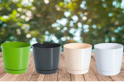 Doniczka Donica Coubi z podstawkiem DUOP120 Biała na Arena.pl