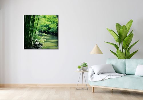 Plakat 80x80cm Spokój Bambusów na Arena.pl