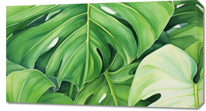 Obraz 90x50cm Tajemnice Liści zdjęcie 1