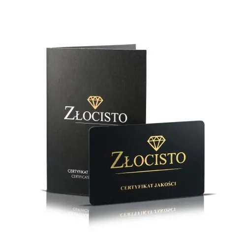 ZŁOTE KOLCZYKI SERCA SERDUSZKA DIAMENTOWANE 585 NA PREZENT na Arena.pl