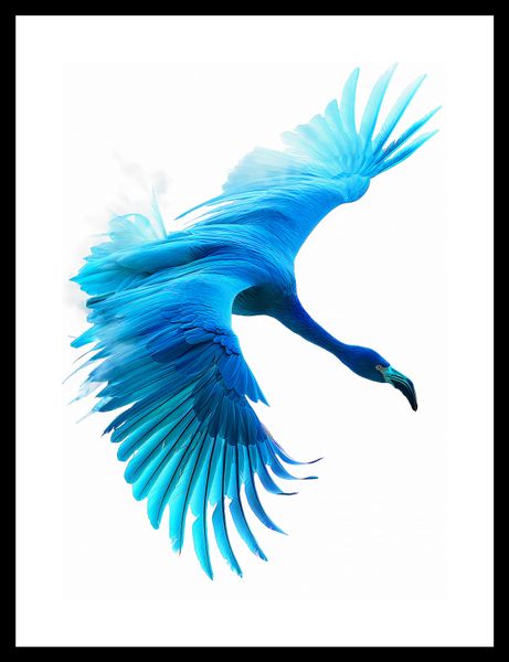 Plakat 25x35cm Błękitny Lot zdjęcie 3