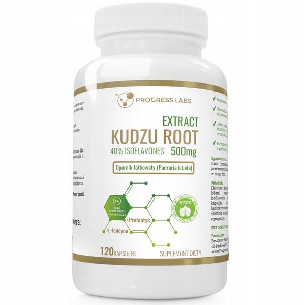 KUDZU ROOT Extract 500mg 40% isoflavones 120kaps zdjęcie 1