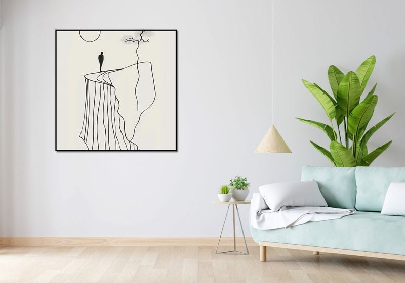 Plakat 100x100cm Samotność i Wzniosłość zdjęcie 4