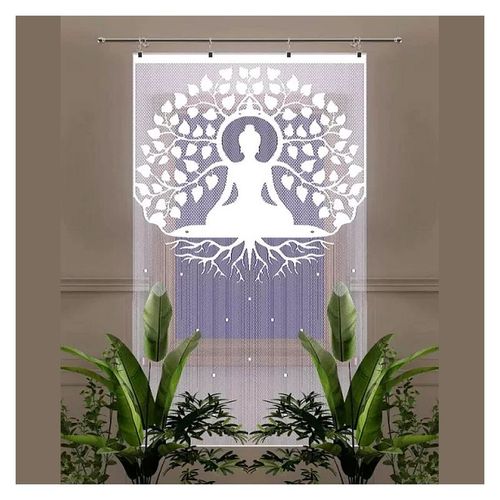 Firanka Drzewo Bodhi 100 x 165 cm 🔲 DomoweTekstylia | WN64DB 165 na Arena.pl