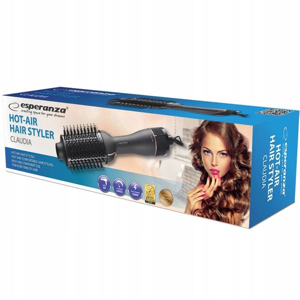 LOKÓWKA SUSZARKA DO WŁOSÓW Lokówko-suszarka Esperanza Claudia Szczotka zdjęcie 11