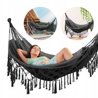 HAMAK OGRODOWY Z FRĘDZLAMI BRAZYLIJSKI BOHO SOIS XXL OUTTEC