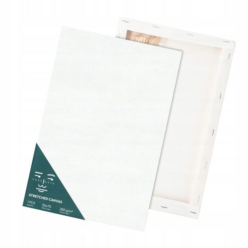 PŁÓTNO MALARSKIE 55x75cm PODOBRAZIE DO MALOWANIA NA DREWNIANYM BLEJTRAMIE na Arena.pl