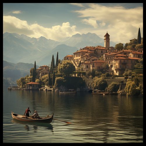 Plakat 70x70cm Spokojna Nostalgia na Arena.pl