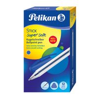 DŁUGOPIS STICK SUPER SOFT K86 /12/NIEBIE