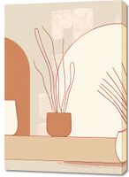 Obraz 70x100cm Widok Roślin