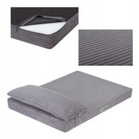 Legowisko dla psa materac łóżko Welsti 100x70 sztruks posłanie