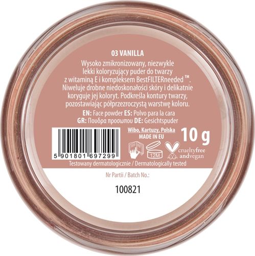 NAM WONDER FINISH PUDER DO TWARZY SYPKI NR 03 VANILLA 8 G na Arena.pl