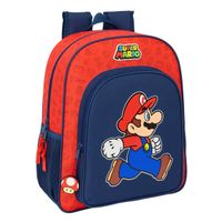 Plecak szkolny Super Mario Trick Czerwony Ciemnoniebieski 32 x 38 x 12 cm